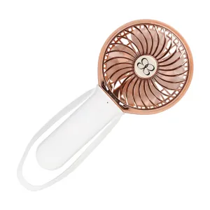 Rechargeable Turbo Fan White/Rose Gold