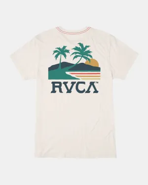 RVCA SUNNY DAYS T-SHIRT - ANTIQUE WHITE