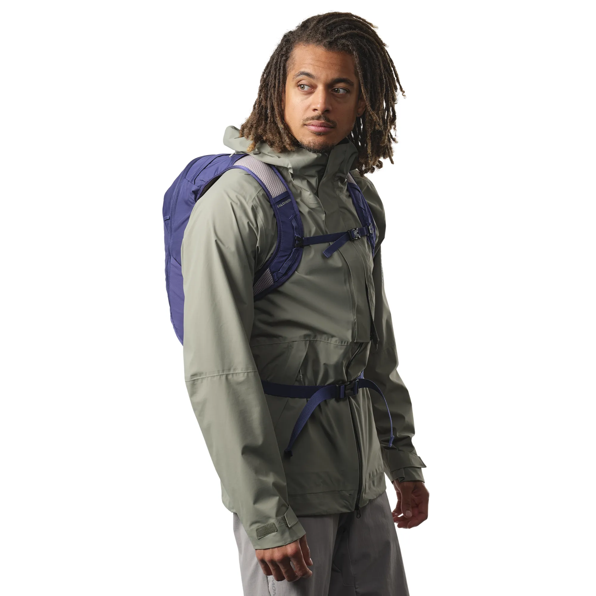 Salomon Trailblazer 10L Daysack (Mazarine Blue/Ghost Gray)