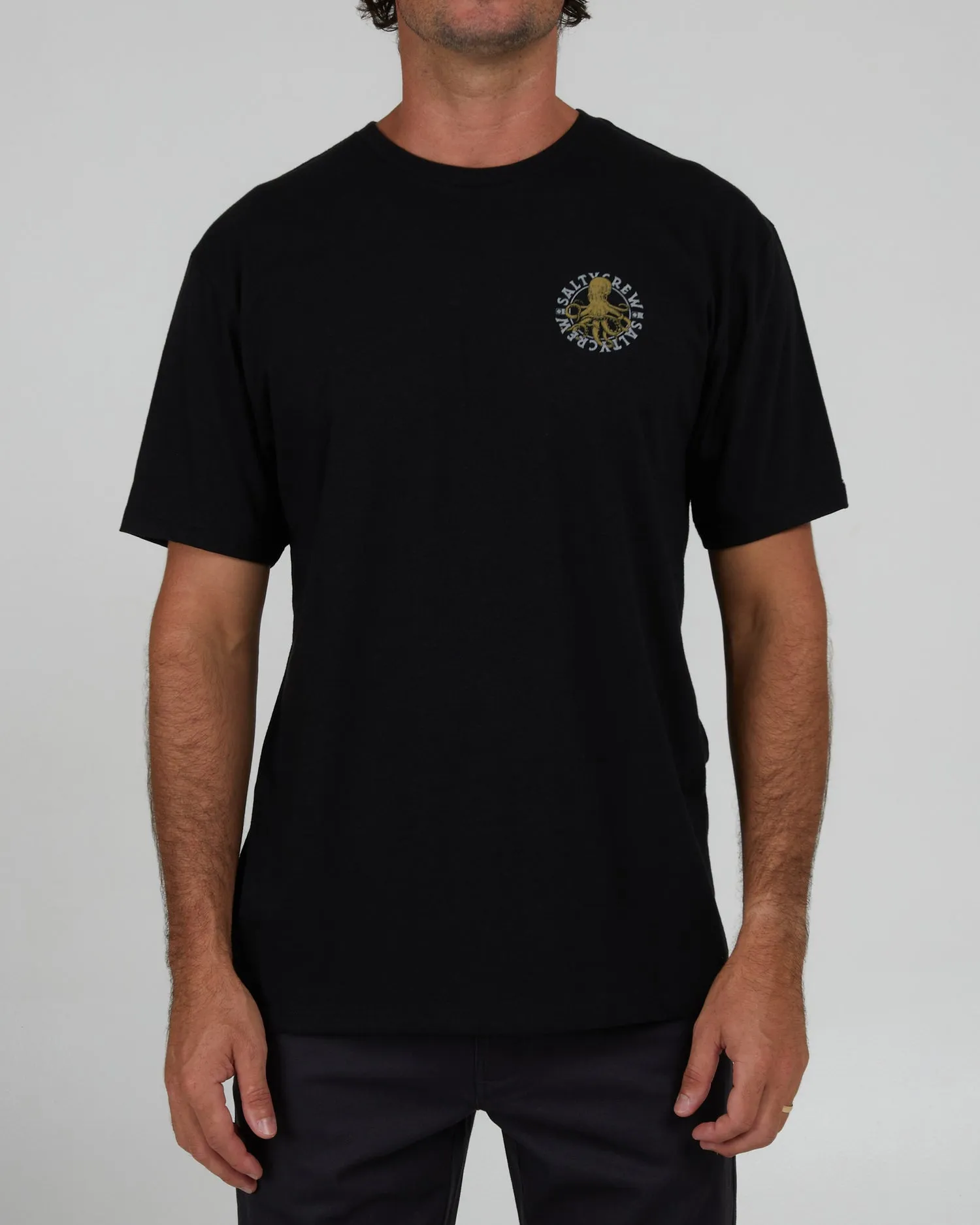Salty Crew Tentacles Black S/S Premium Tee - BLACK