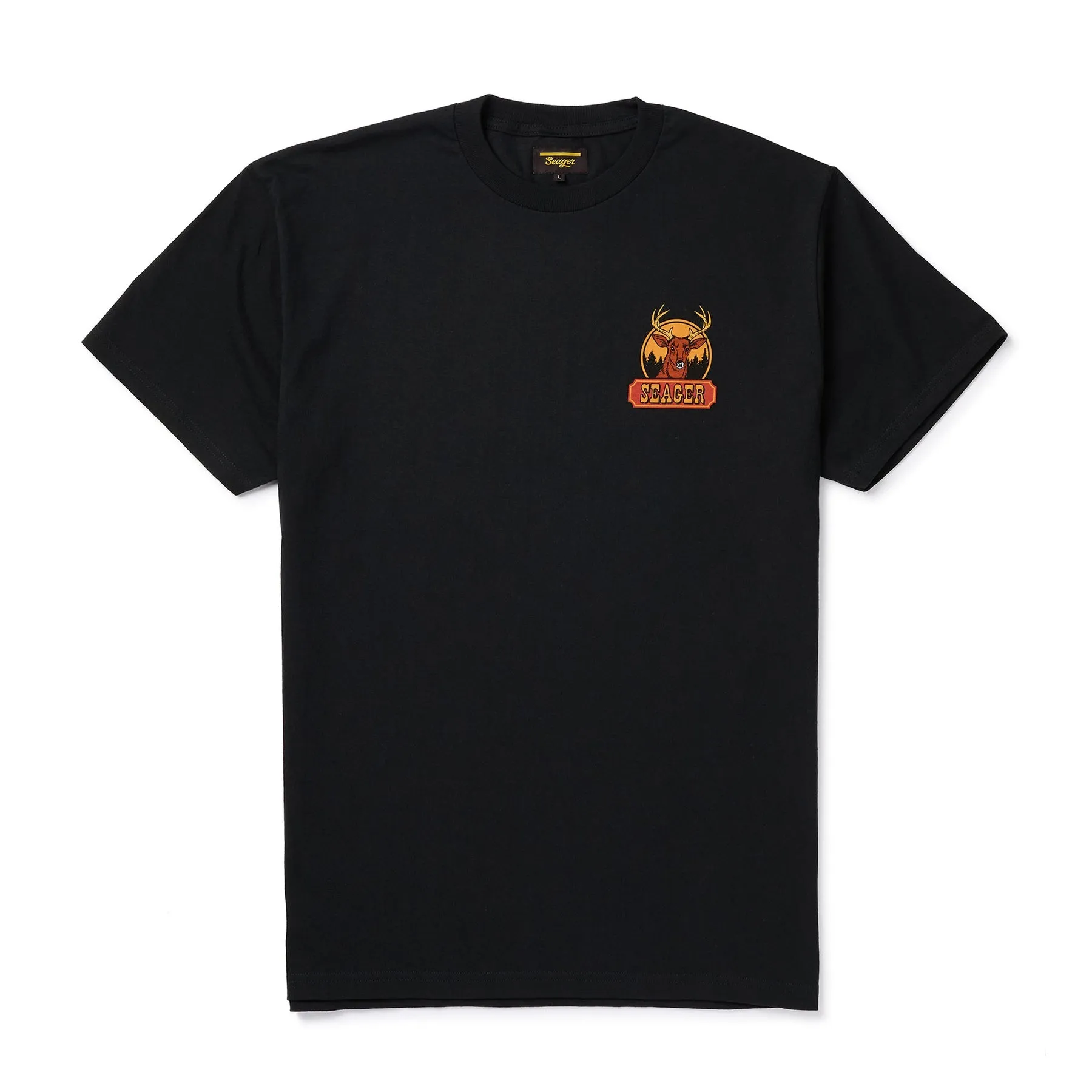 SEAGER Point Tee - BLACK