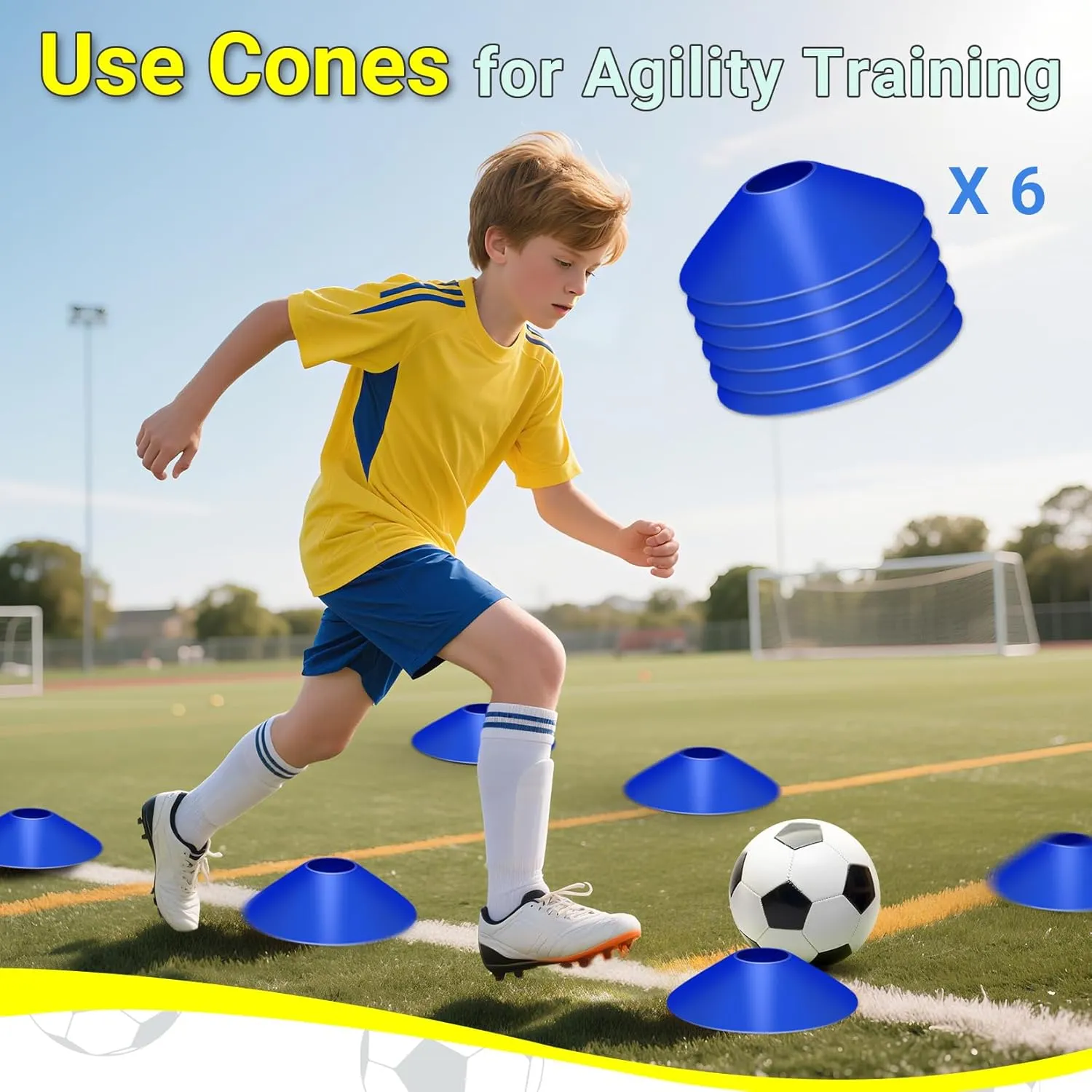 Soccer Goal Pop Up Foldable Soccer Net for Backyard 7x5FT,5x3.6FT,4x3FT,3x2.2FT