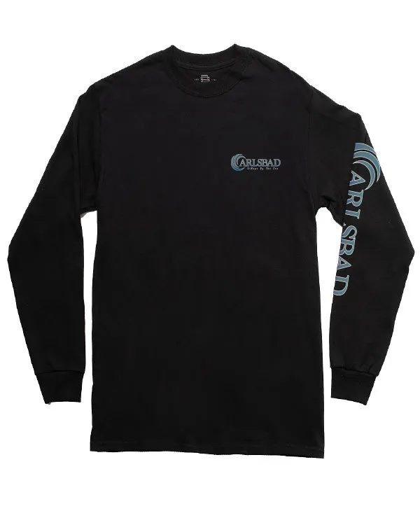 SunDiego Carlsbad Village Long Sleeve Tee - Black