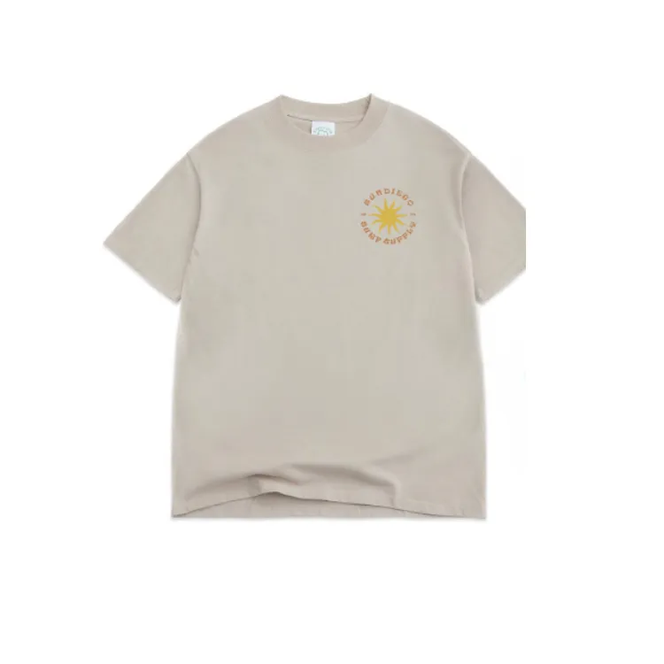 SunDiego SD MAP BOX TEE - STRING TAN