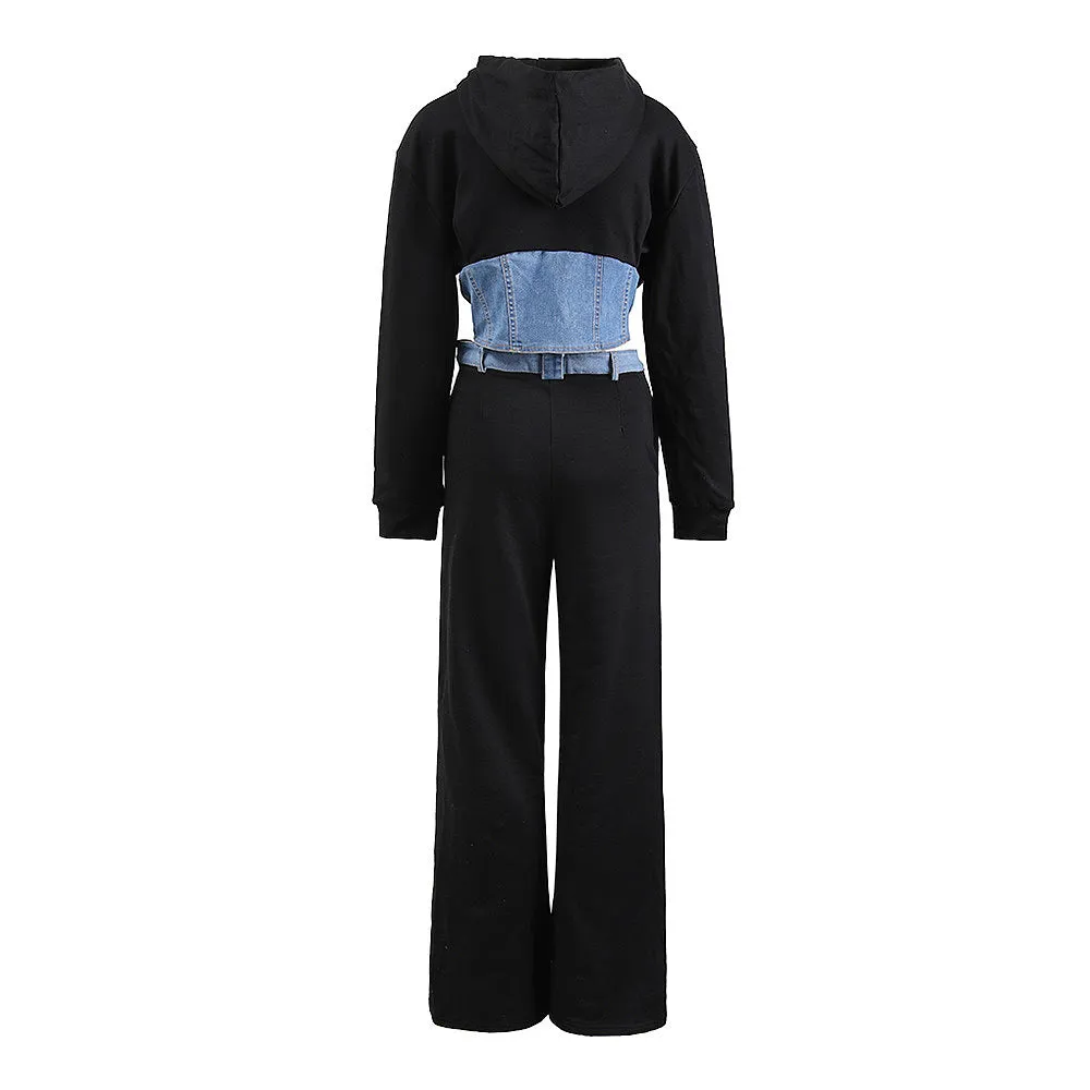 ‘Tana Denim’ Jogging Suit Set