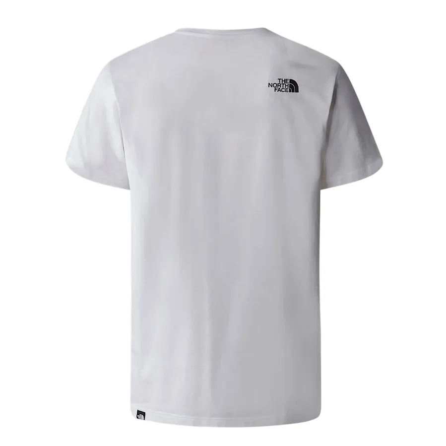 The North Face maglietta manica corta da uomo Simple Dome NF0A87NGFN4 bianco
