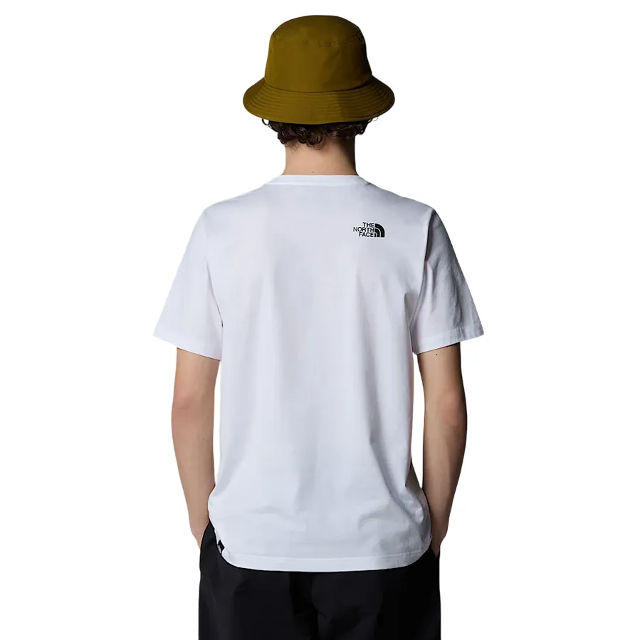 The North Face maglietta manica corta da uomo Simple Dome NF0A87NGFN4 bianco