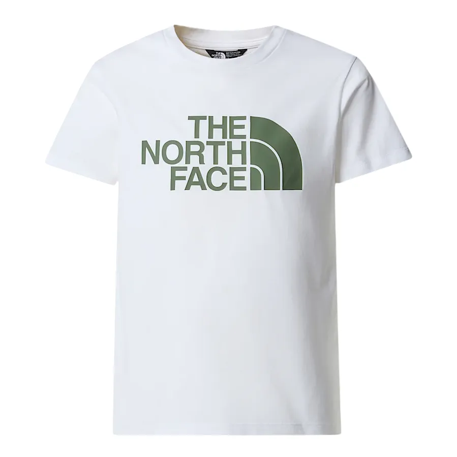 The North Face maglietta manica corta junior Easy NF0A8DRN9ZN bianca