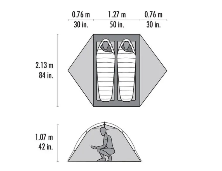 Two-person tent MSR Access 2