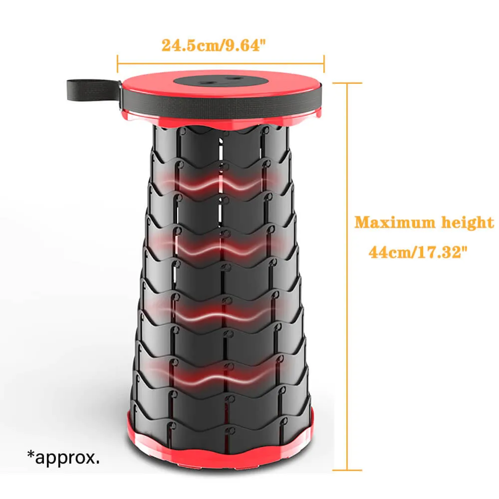 Upgraded Retractable Folding Stool