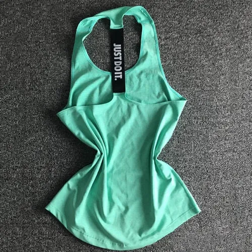 Women Yoga Top Gym Sports Vest Sleeveless Shirts
