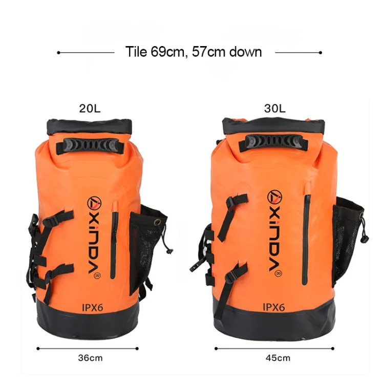 XINDA H-BAG03 20L Outdoor Waterproof Upstream Storage Shoulder Mountaineering Bag(Yellow)